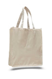 Natural canvas tote bag, tote bags for work, reusable grocery tote, 