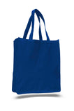 Royal canvas tote bag, tote bags for work, reusable grocery tote, 
