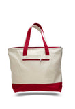 Red heavy canvas zippered tote bags, tote bags with zipper, tote bags zipper, zipper tote bags, tote bag with zipper, 