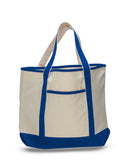 Royal Blue canvas tote bag, teachers tote bags, canvas boat bag, shopping tote bags, 