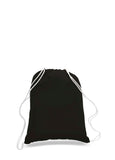 Black cotton drawstring backpack, personalized backpacks, customizable backpacks, string backpacks, cheap totes
