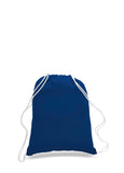 Royal Blue cotton drawstring backpack, personalized backpacks, customizable backpacks, string backpacks, cheap totes