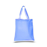 Carolina Blue canvas tote bags, wholesale canvas totes, custom tote bags cheap, cheap customized tote bags, 