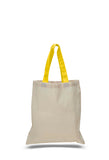natural tote bag yellow handles, custom tote bags, totebags, totes bags, shopping bags, cheap tote bags, 