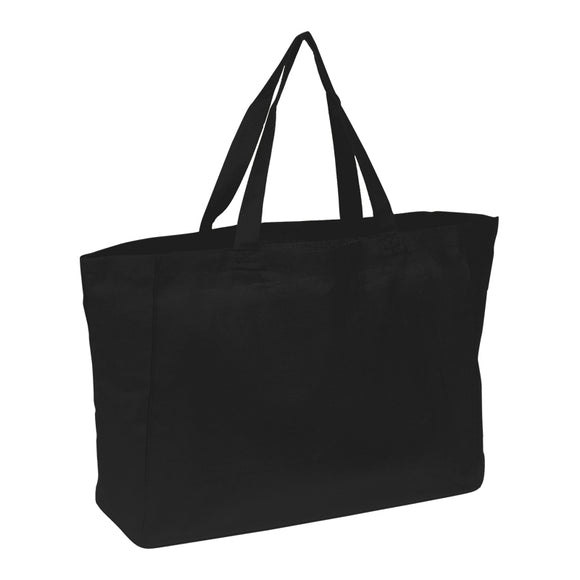 black tote bags, custom tote bags, promotional totes, tote bags, cotton totes, gusseted tote bags, 