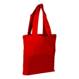 red cotton gift tote, small gift tote bags, craft tote bags, DIY small tote bag, cotton tote, personalized tote bags